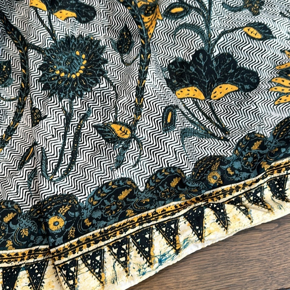 NWT Ulla Johnson Amira Ruffle Belted Midi Dress Portofino - Picture 3 of 8